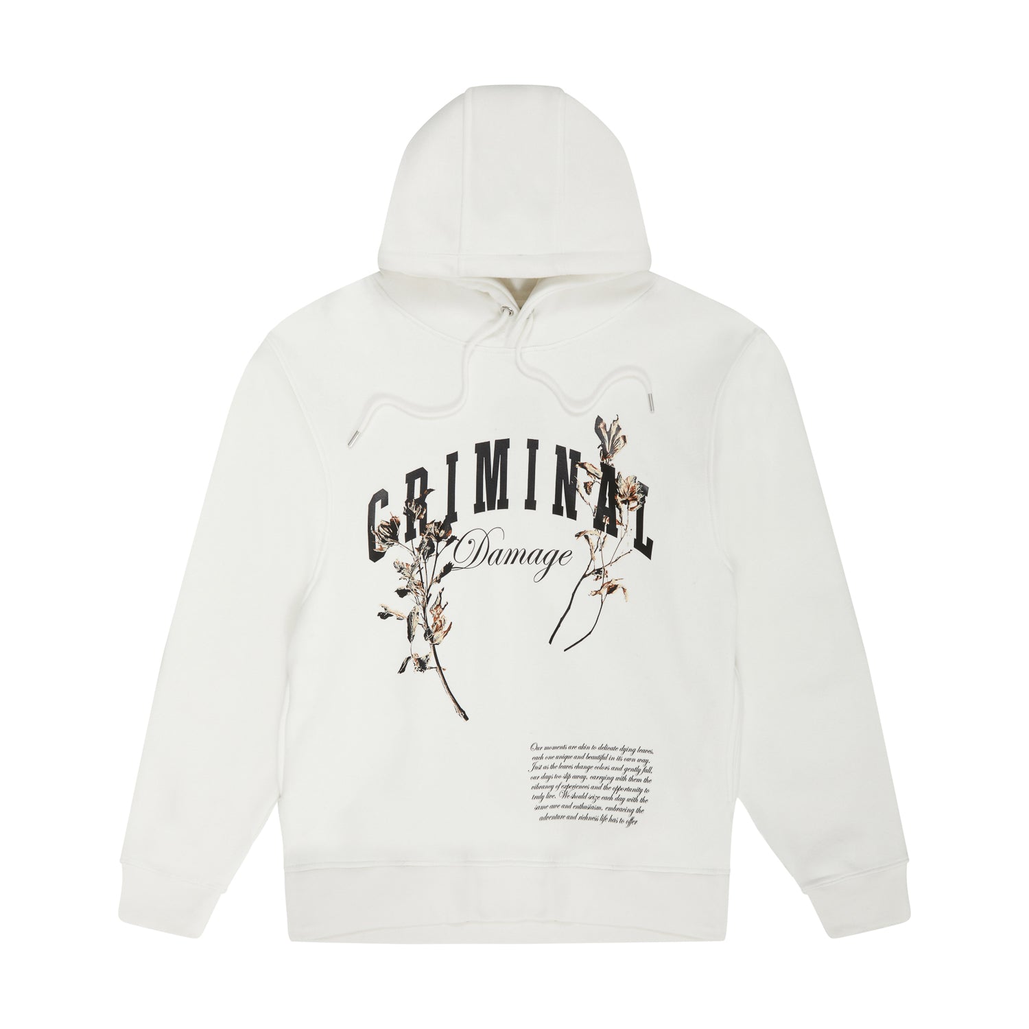 White claw hoodie with holder sale