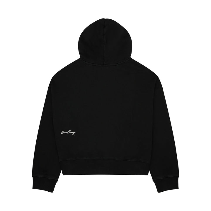 BLANX ZIP HOOD - VINTAGE BLACK