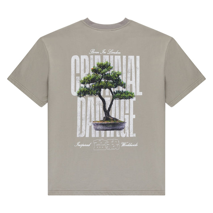 BONSAI GRAPHIC TEE - GREY