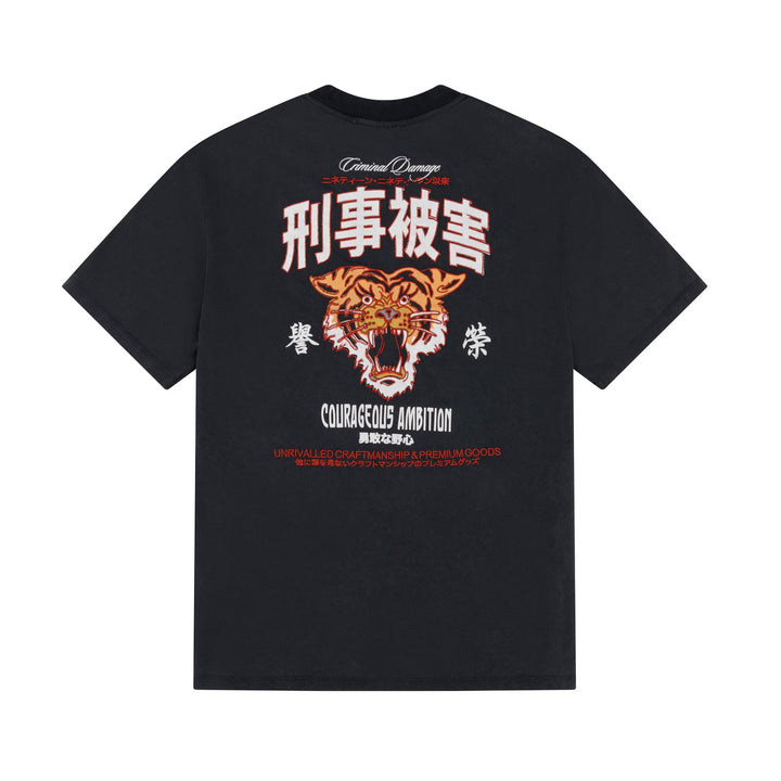 COURAGE T-SHIRT - BLACK WASH