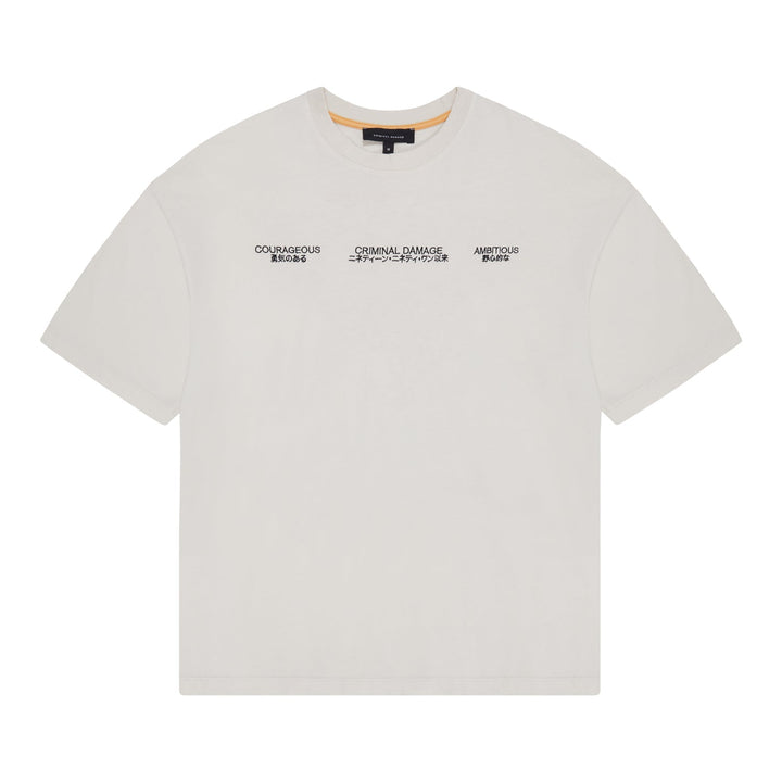 COURAGE T-SHIRT - OFF WHITE WASH