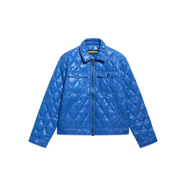 Diamond Quilted Blouson Jacket