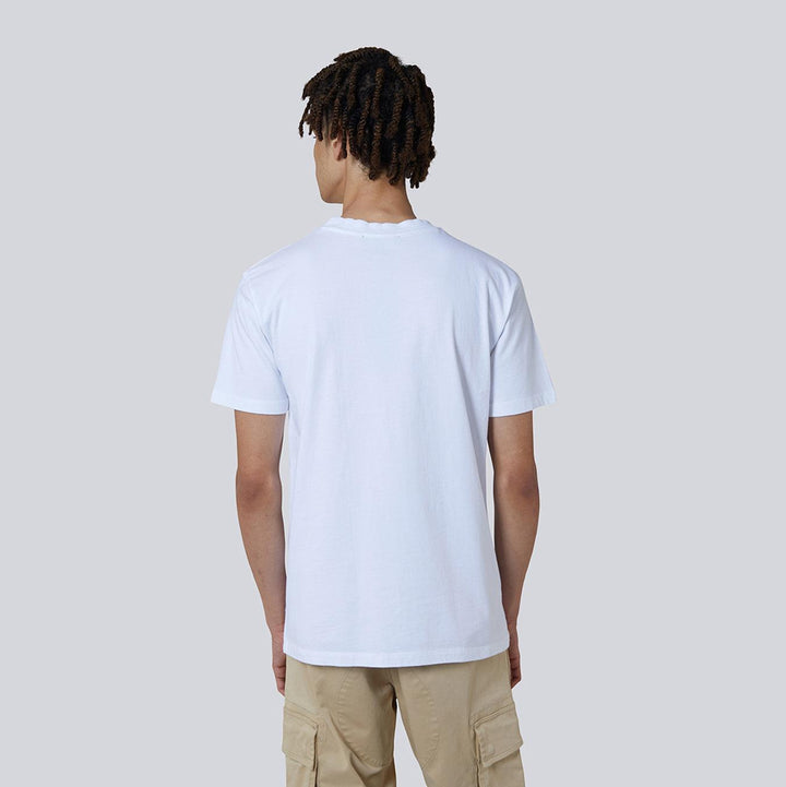 ECO ESSENTIALS T-SHIRT - WHITE/BLACK