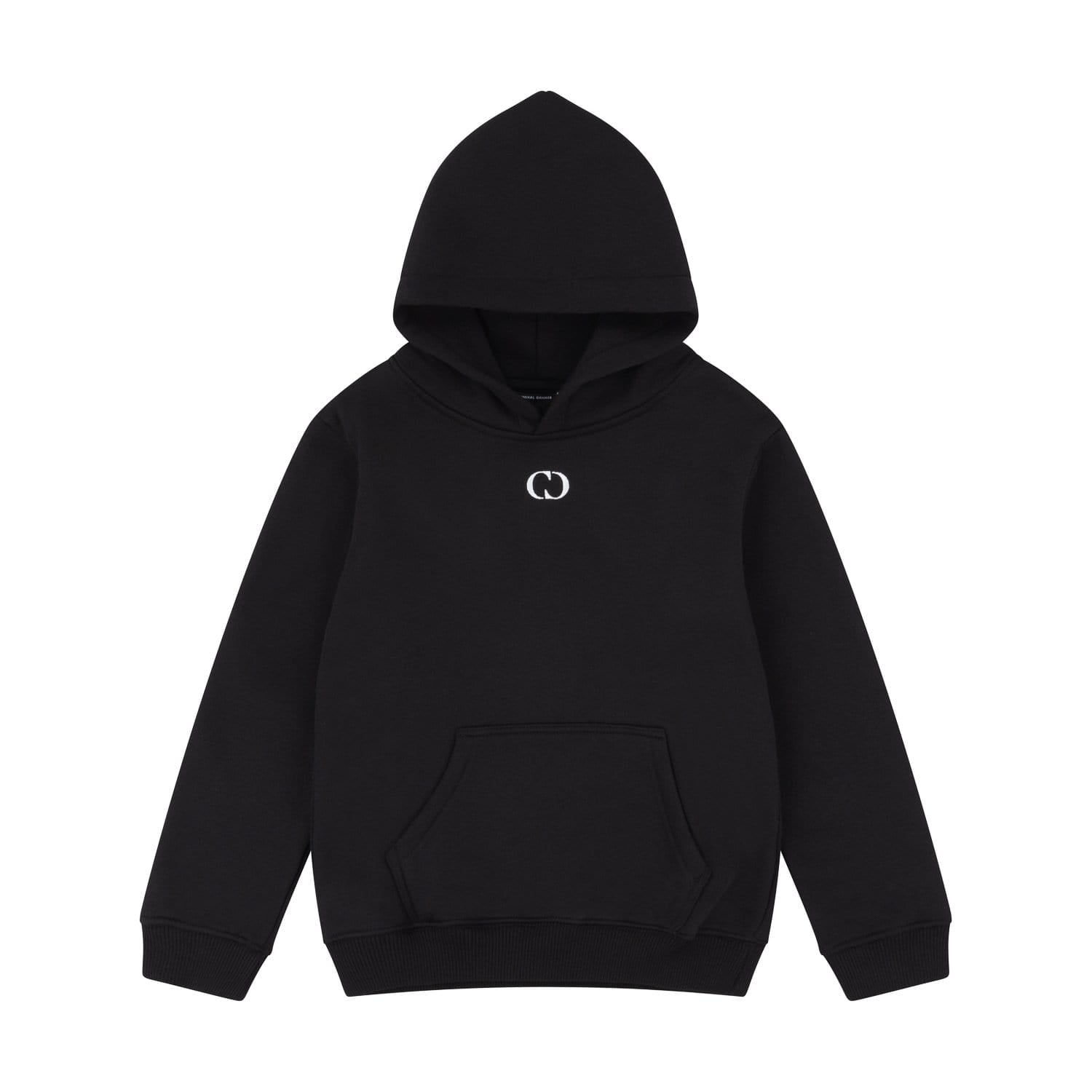 KIDS ECO HOODIE BLACK Criminal Damage Store