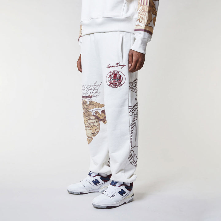 LETTER JOGGER - OFF WHITE