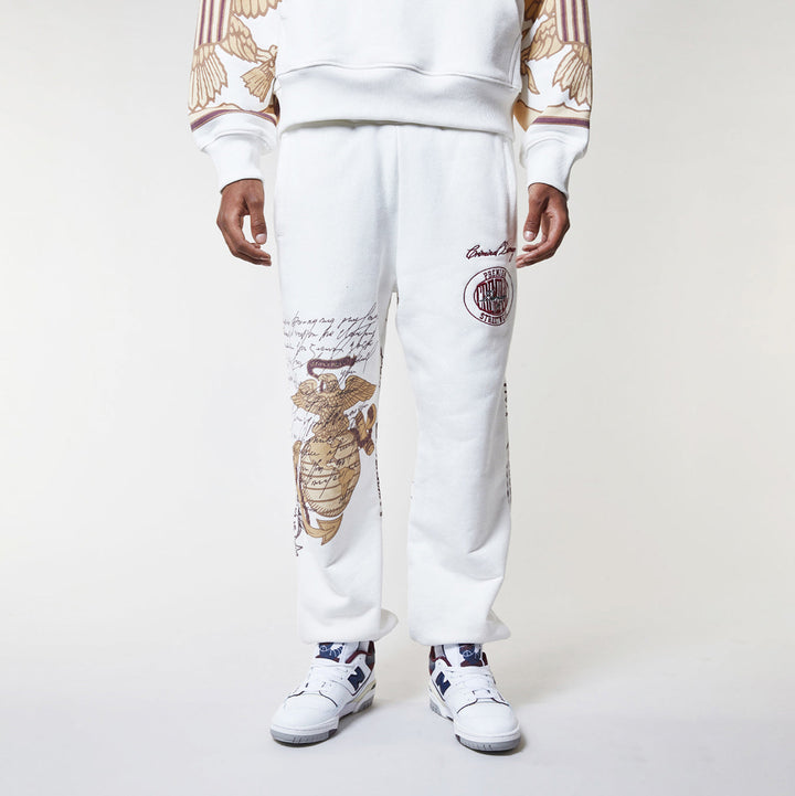 LETTER JOGGER - OFF WHITE