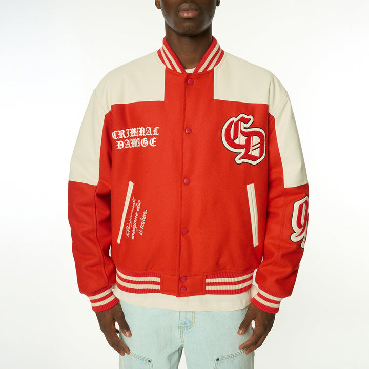 Letterman Jacket-Criminal Damage Store