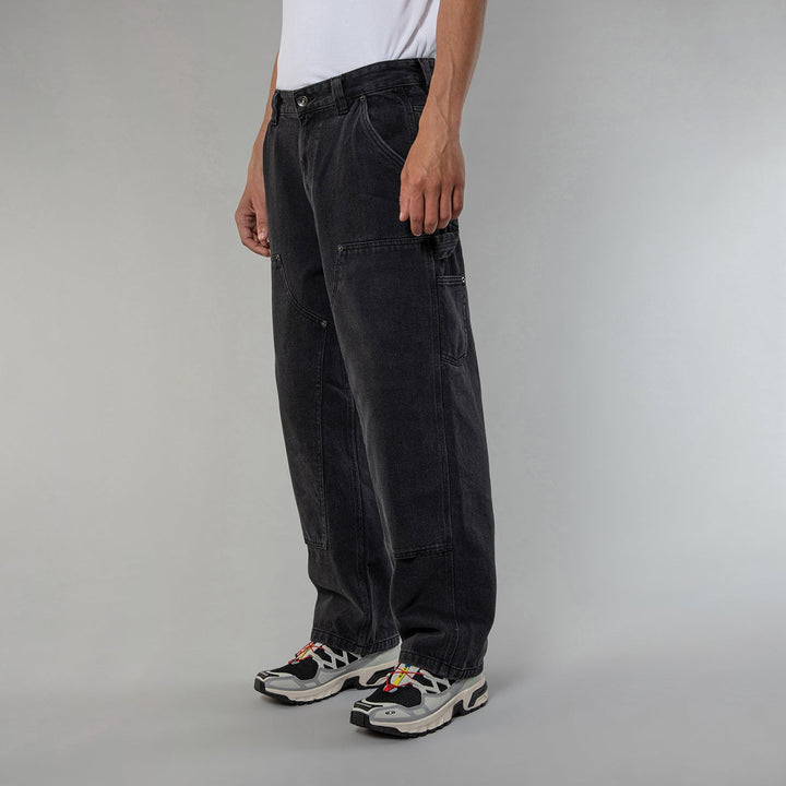 MERCER PANT - GREY ACID WASH