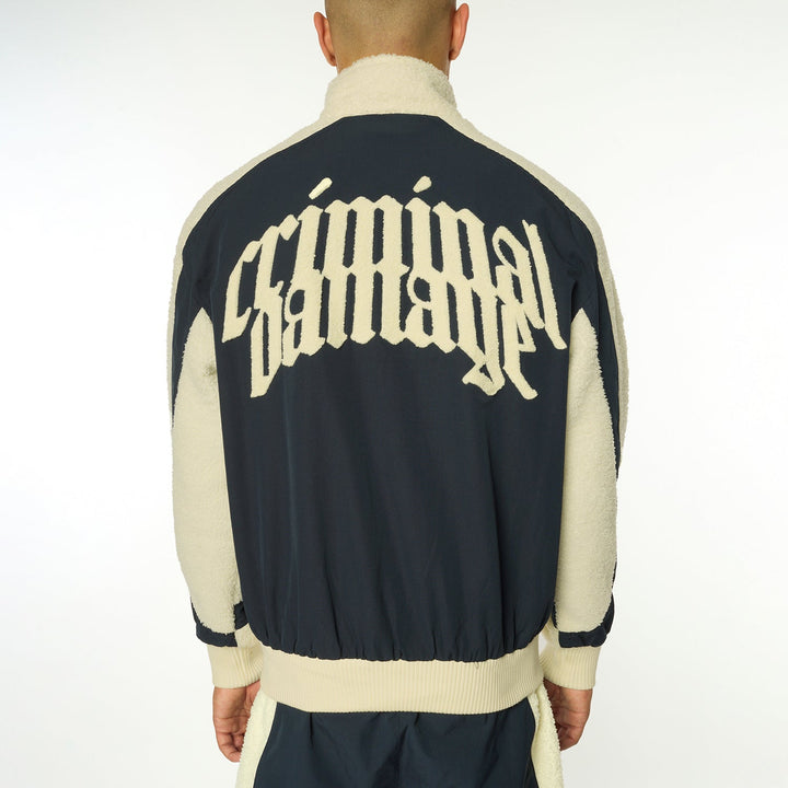 Micro Sherpa & Nylon Tracksuit Jacket-Criminal Damage Store