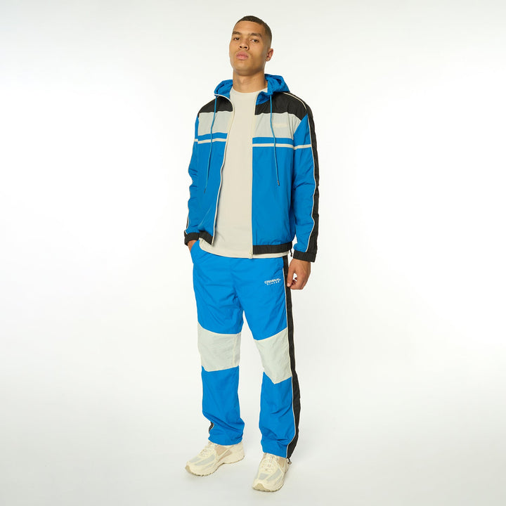 Nylon Colour Block Track Jacket-Criminal Damage Store