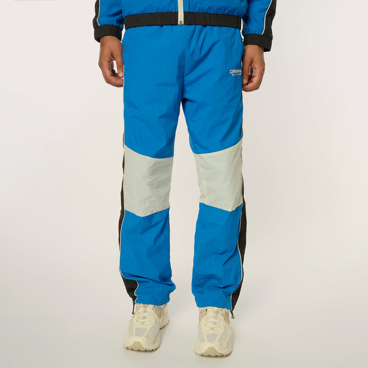 Nylon Colour Block Track Pant-Criminal Damage Store