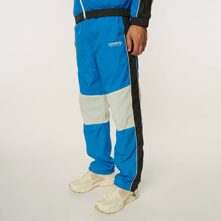 Nylon Colour Block Track Pant-Criminal Damage Store