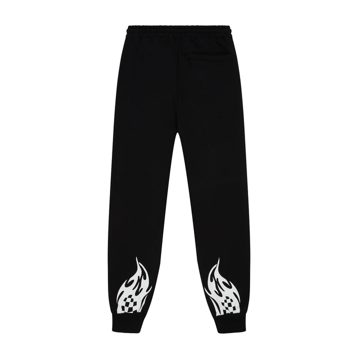 RACER BADGE JOGGER - BLACK