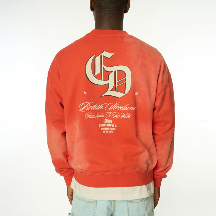 Spray Varsity Sweatshirt-Criminal Damage Store