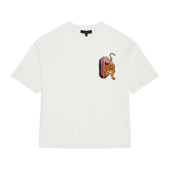 TEAM TIGERS GRAPHIC T-SHIRT - OFF WHITE