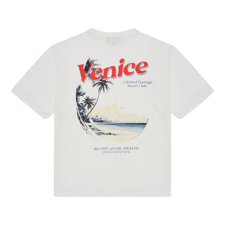 VENICE BEACH GRAPHIC TEE - OFF WHITE