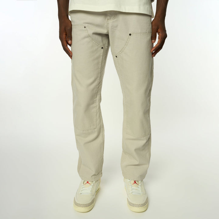 WORKWEAR PANT - GREY-TROUSERS-Criminal Damage Store