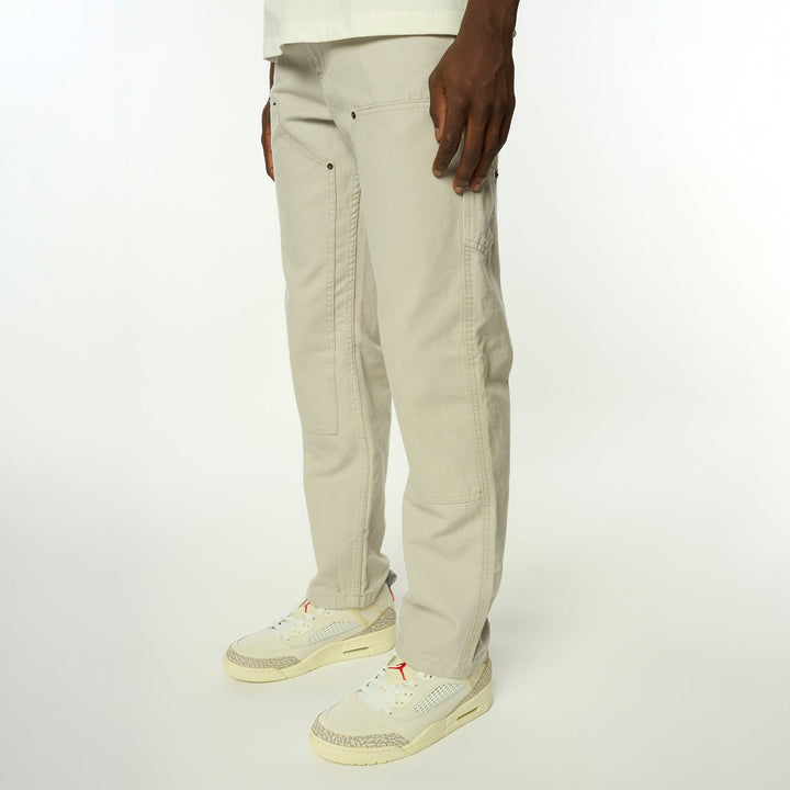 WORKWEAR PANT - GREY-TROUSERS-Criminal Damage Store