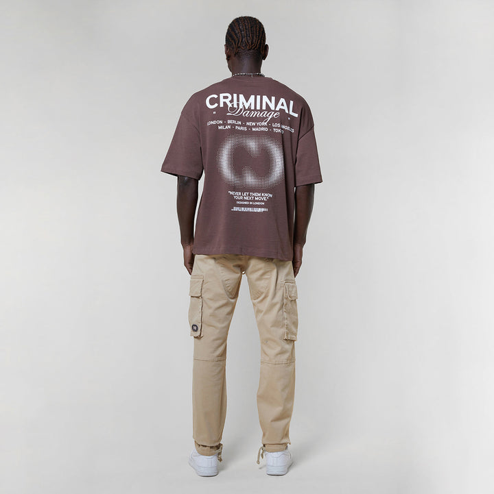 WORLDWIDE TEE - PLUM