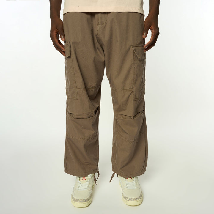 WYOMING CARGO PANTS - MUSHROOM-TROUSERS-Criminal Damage Store