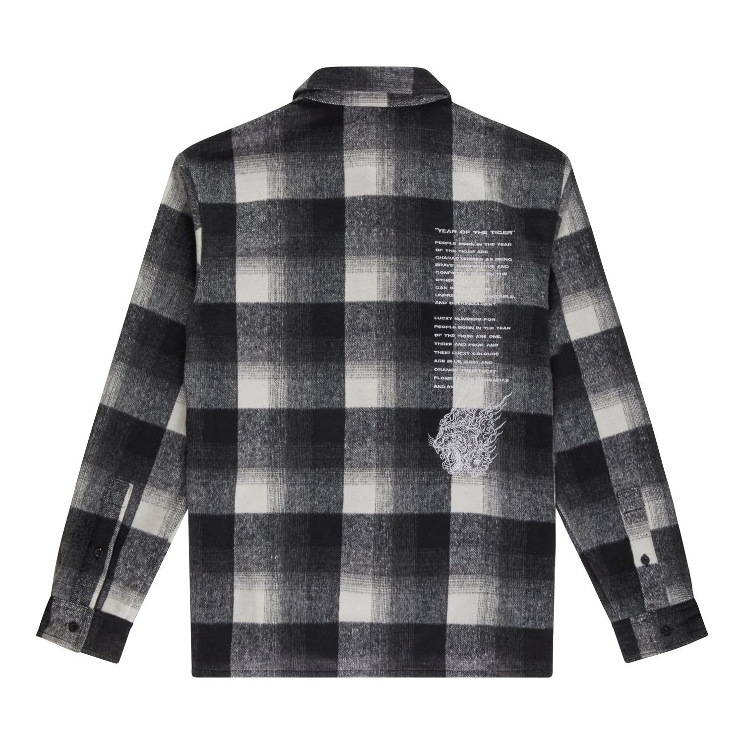 YEAR OF THE TIGER FLANNEL OVERSHIRT