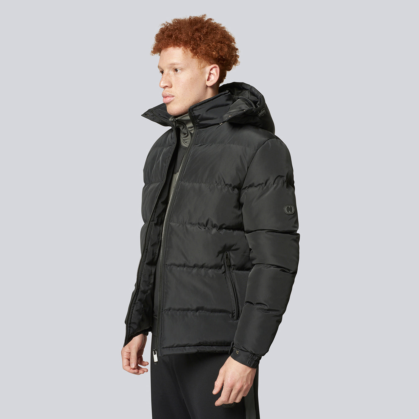 Criminal damage shop chevron puffer jacket