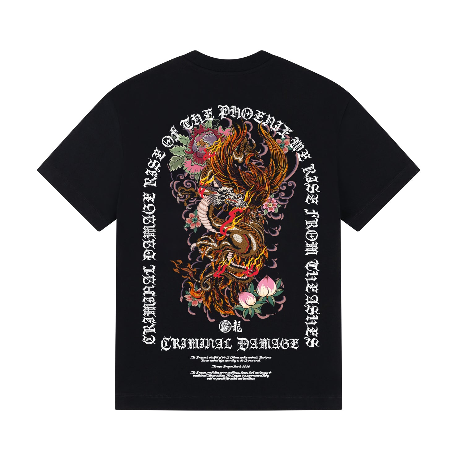 FENIX TEE - BLACK – Criminal Damage Store